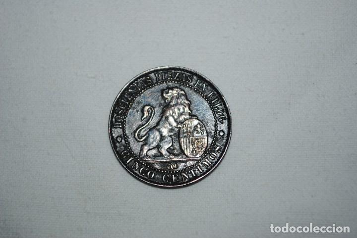 Monedas Rep&uacute;blica: CINCO CENTIMOS 1870 , I &ordf; REPUBLICA . - Foto 1