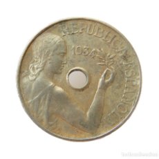 Monedas República: 25 CÉNTIMOS 1934. II REPUBLICA ESPAÑOLA.. Lote 346419588
