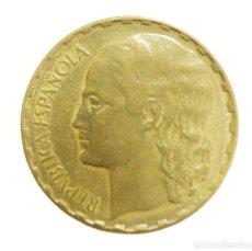 Monedas República: 1 PESETA 1937. LA RUBIA. II REPUBLICA ESPAÑOLA. EBC.. Lote 348523148