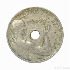 Monedas República: 25 CÉNTIMOS 1934. II REPUBLICA ESPAÑOLA.. Lote 348684243