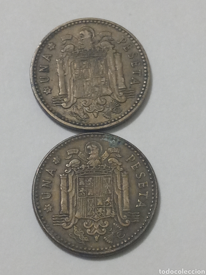 Monedas Rep&uacute;blica: 2 ptas 1963 *64/65 franco - Foto 2