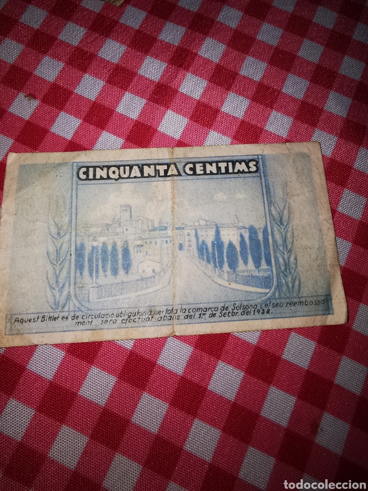 Monedas Rep&uacute;blica: Billete Rep&uacute;blica Solsona - Foto 2