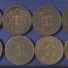 Monedas República: LOTE 8 PESETAS AÑO 1944. Lote 353238614