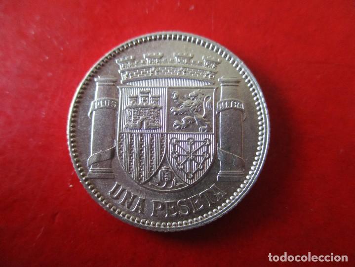 Monedas Rep&uacute;blica: II republica. moneda de 1 peseta sin circular - Foto 2