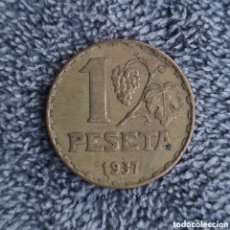 Monedas República: MONEDA 1 PESETA 1937. Lote 362650140