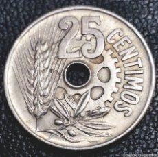 Monedas República: ESPAÑA 25 CENTIMOS 1934. Lote 363869595