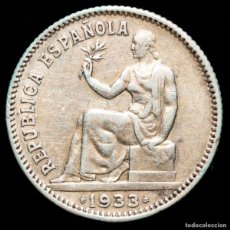 Monedas República: REPÚBLICA ESPAÑOLA - 1 PESETA DE PLATA. MADRID, 1933 (*34). Lote 365974946