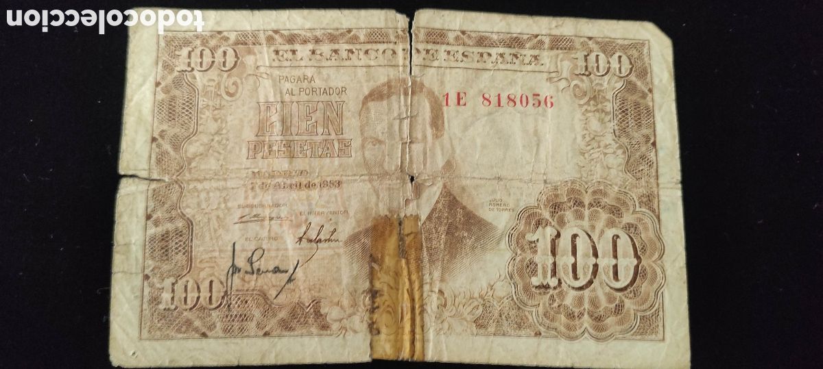 Monedas Rep&uacute;blica: Billetes de Espa&ntilde;a - Foto 26