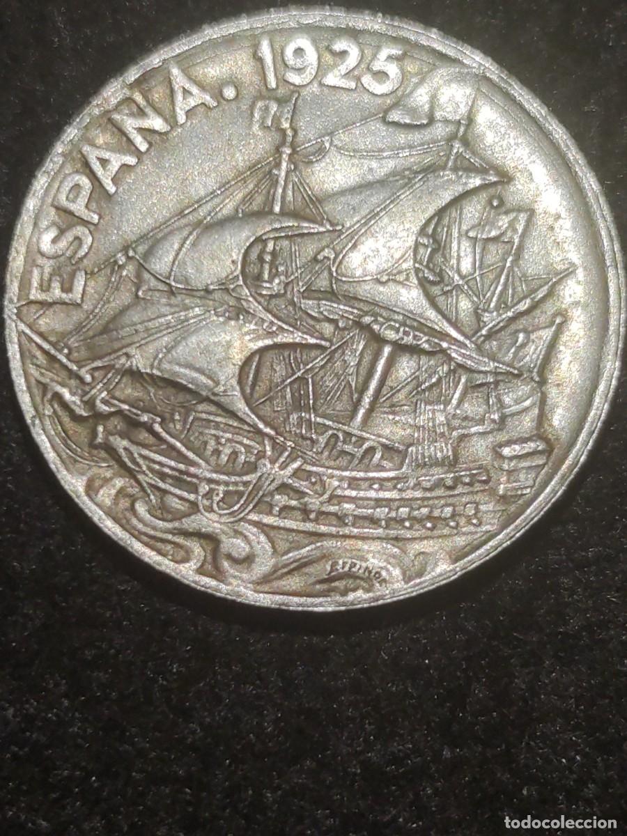 Monedas Rep&uacute;blica: 25 CENTIMOS 1.925. - Foto 2