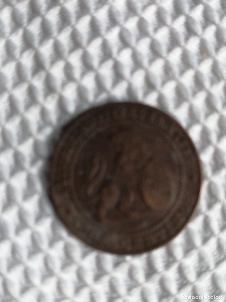 Monedas Rep&uacute;blica: 1870 2 c&eacute;ntimos 1a Rep&uacute;blica - Foto 2