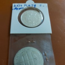 Monedas República: 2 MONEDAS BAÑO PLATA. Lote 368627416