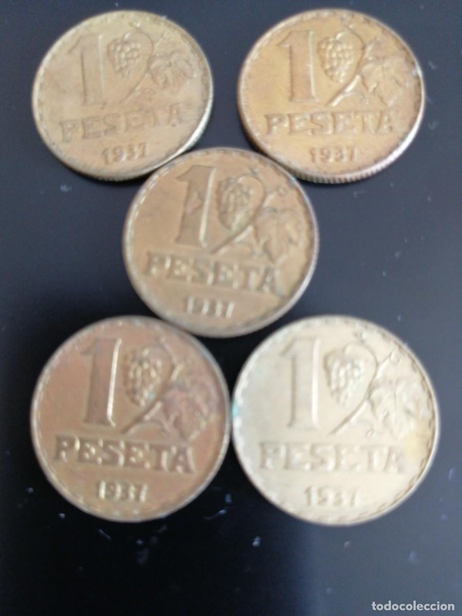 Monedas Rep&uacute;blica: 5 monedas de las uvas - Foto 1