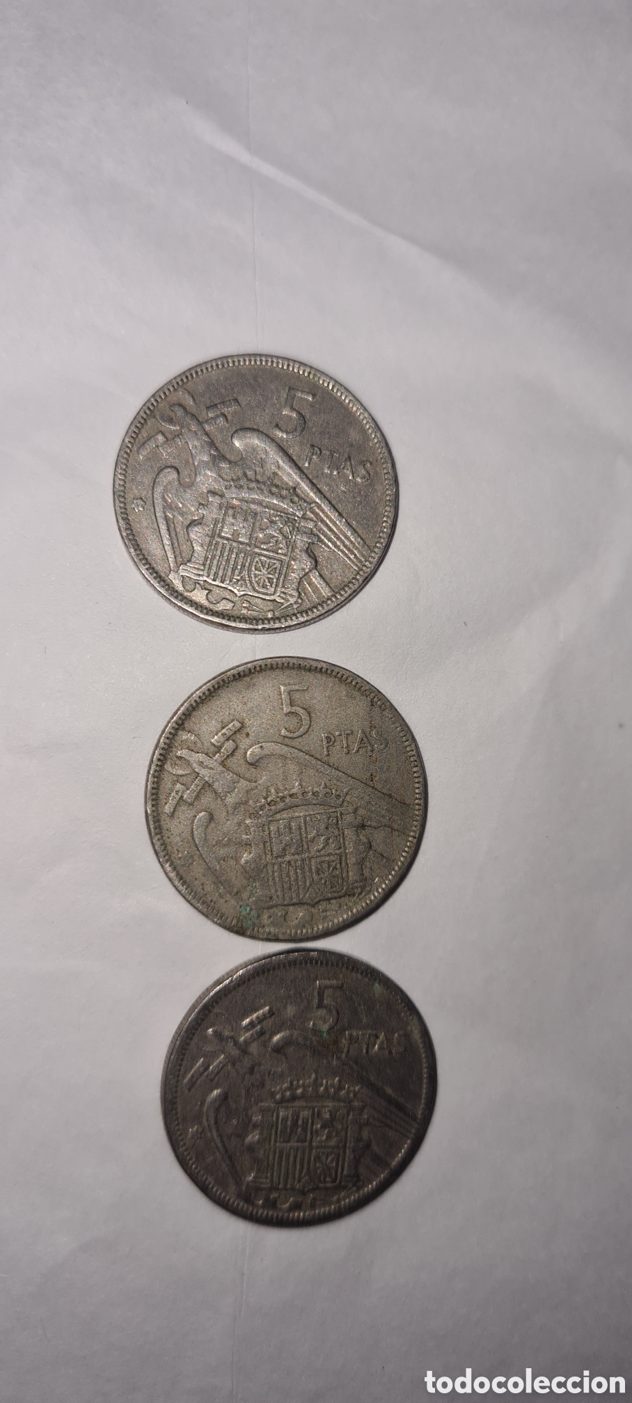 Monedas Rep&uacute;blica: Monedas de Francisco Franco - Foto 11