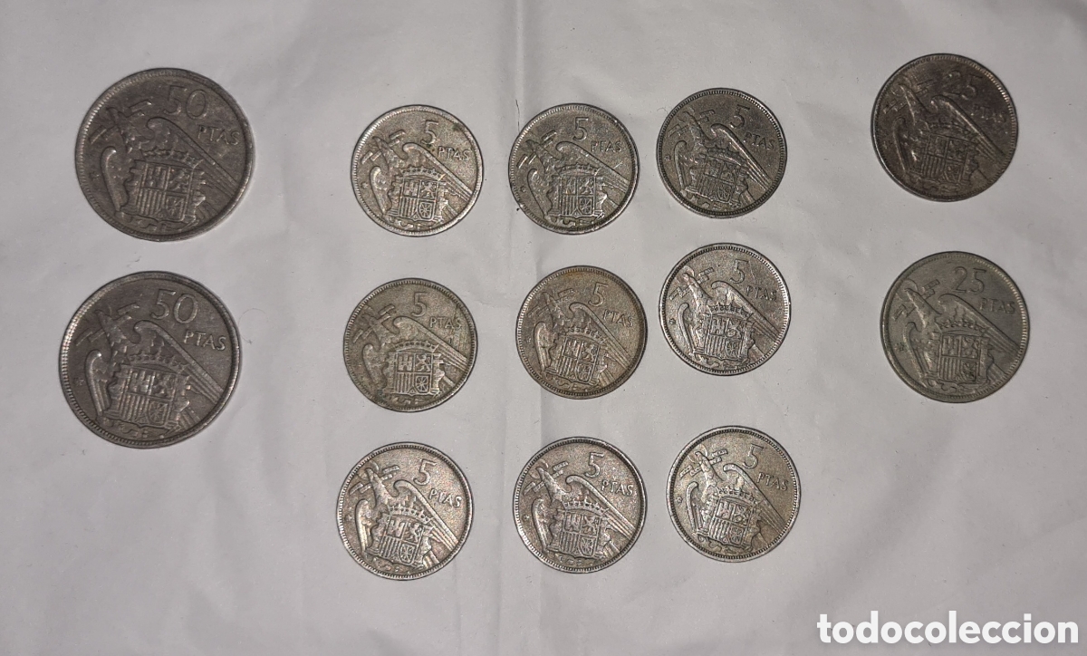 Monedas Rep&uacute;blica: Monedas de Francisco Franco - Foto 19