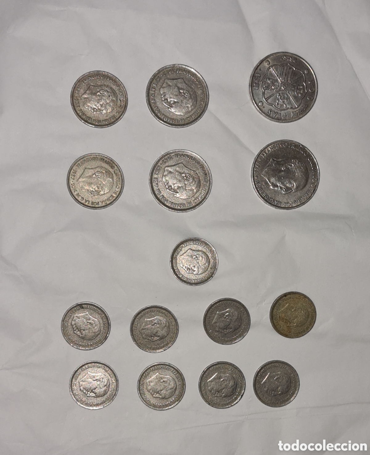 Monedas Rep&uacute;blica: Monedas de Francisco Franco - Foto 1