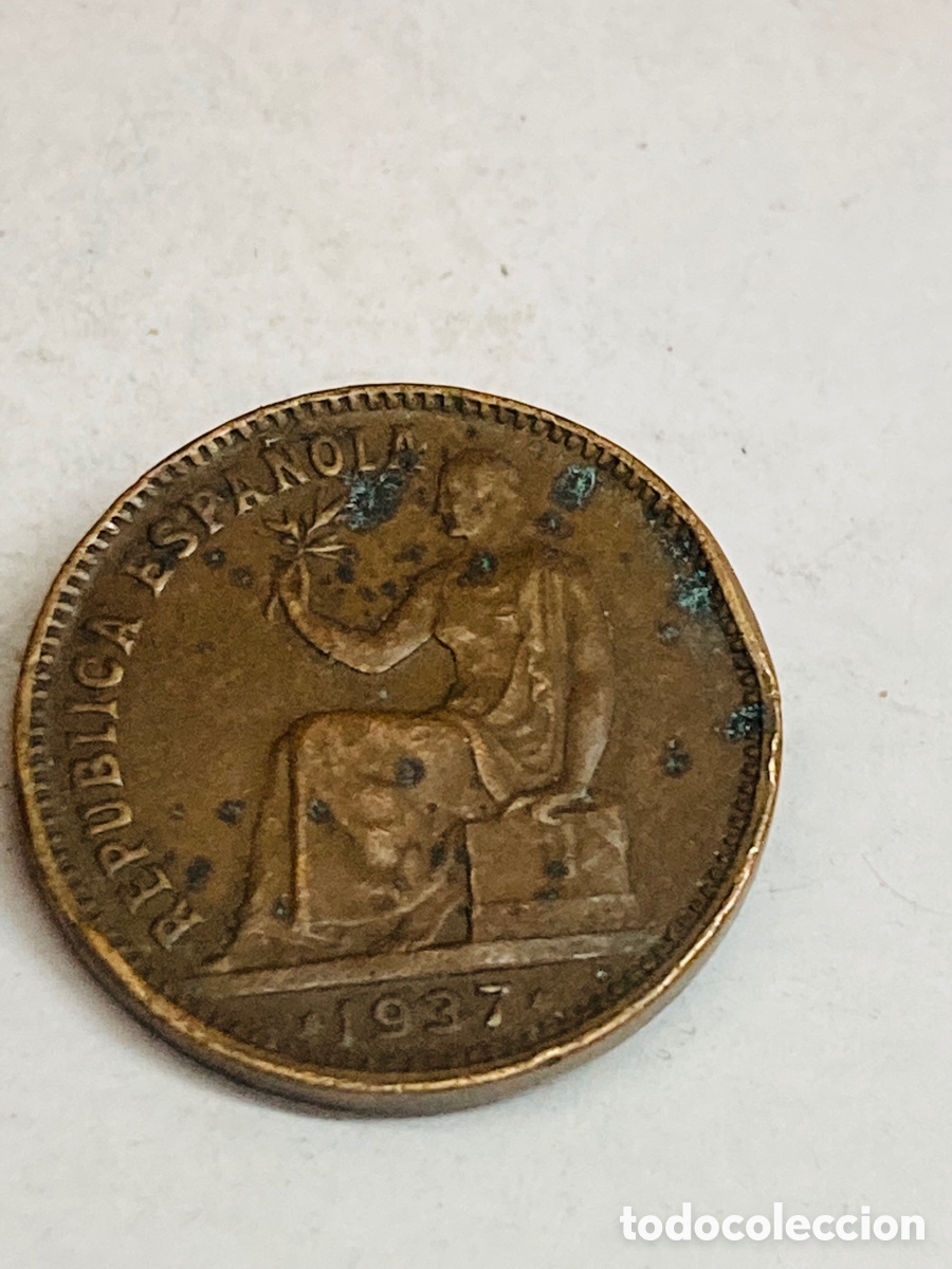 Monedas Rep&uacute;blica: Moneda 50 c&eacute;ntimos 1936 - Foto 1