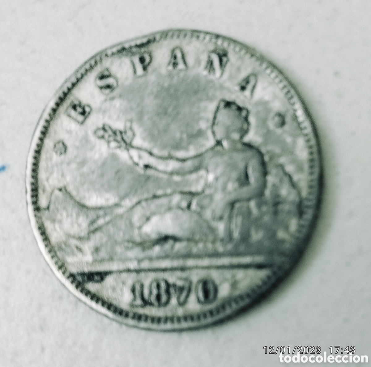 Monedas Rep&uacute;blica: Moneda 2 pesetas espa&ntilde;a - Foto 1