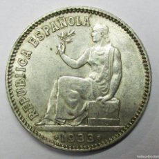 Monedas República: SEGUNDA REPUBLICA ESPAÑOLA 1 PESETA DE PLATA 1933 * 3 - 4. PLATA. LOTE 4228. Lote 390318764