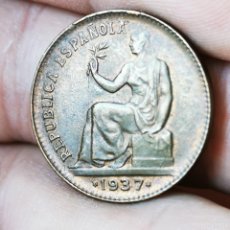 Monedas República: ⚜️ AN413. 50 CÉNTIMOS 1937 *3*6. Lote 391546209