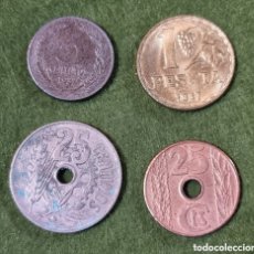 Monedas República: 4 MONEDAS REPÚBLICA, 5, 10 Y 25 CÉNTIMOS. Lote 392799914