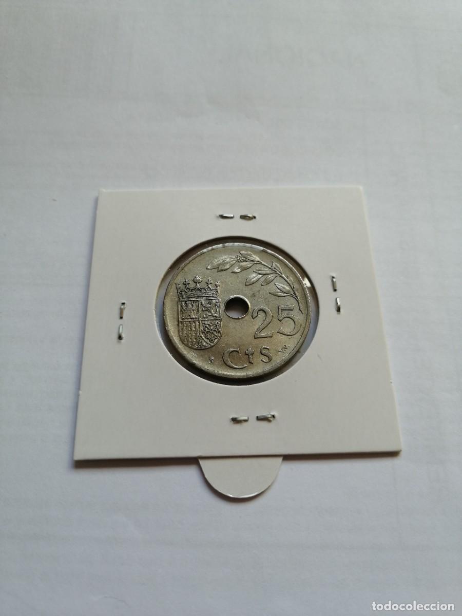 Monedas Rep&uacute;blica: 25 Centimos 1937 EBC - Foto 2