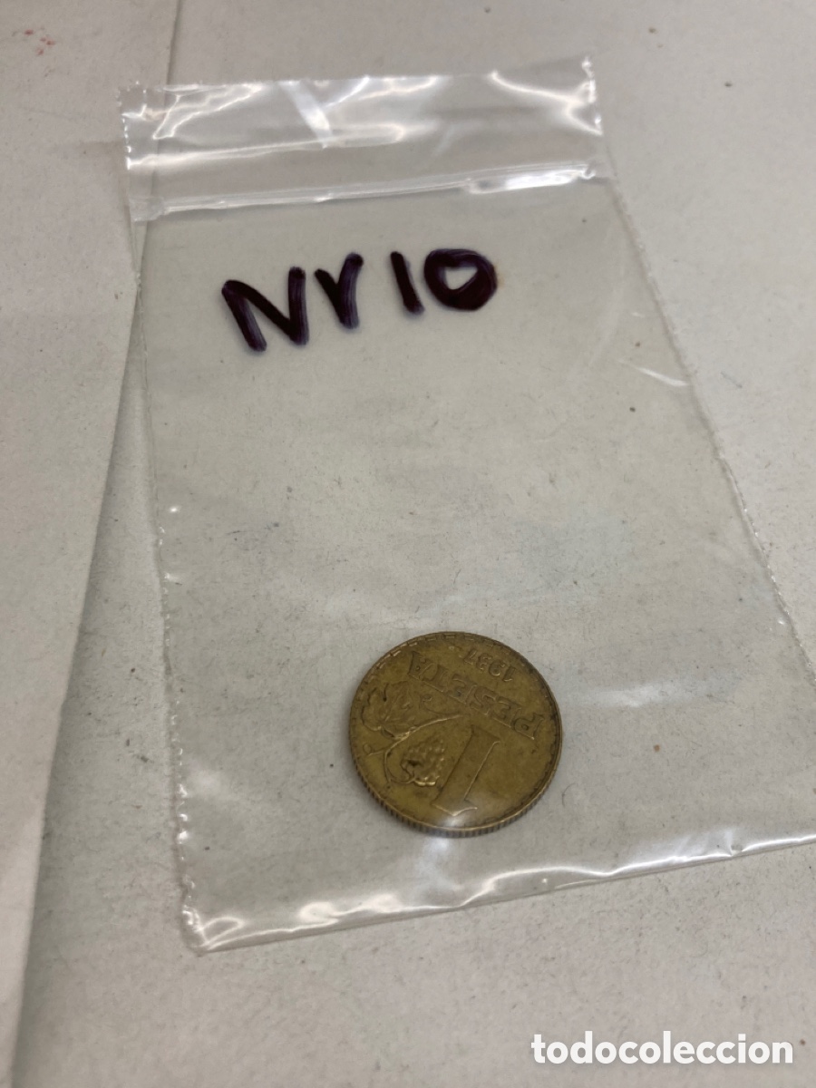 Monedas Rep&uacute;blica: Moneda de un c&eacute;ntimo 1937 - Foto 3