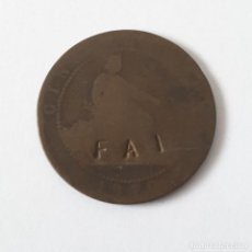 Monedas República: MONEDA RESELLADA. RESELLO F.A.I. GUERRA CIVIL.. Lote 396423394