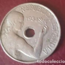 Monedas República: MONEDA DE 25 CÉNTIMOS DE PESETA 1934. Lote 399230634