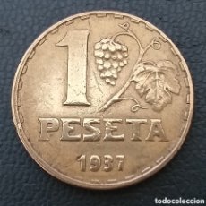 Monedas República: ESPAÑA 1 PESETA 1937 REPUBLICA ESPAÑOLA. Lote 402696559