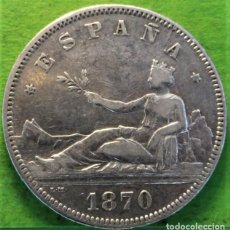 Monedas República: PROVISIONAL GOVERNMENT - 1ST REPUBLIC, 2 PESETAS, 1870 * 18-73, SILVER, SPAIN. Lote 403025114