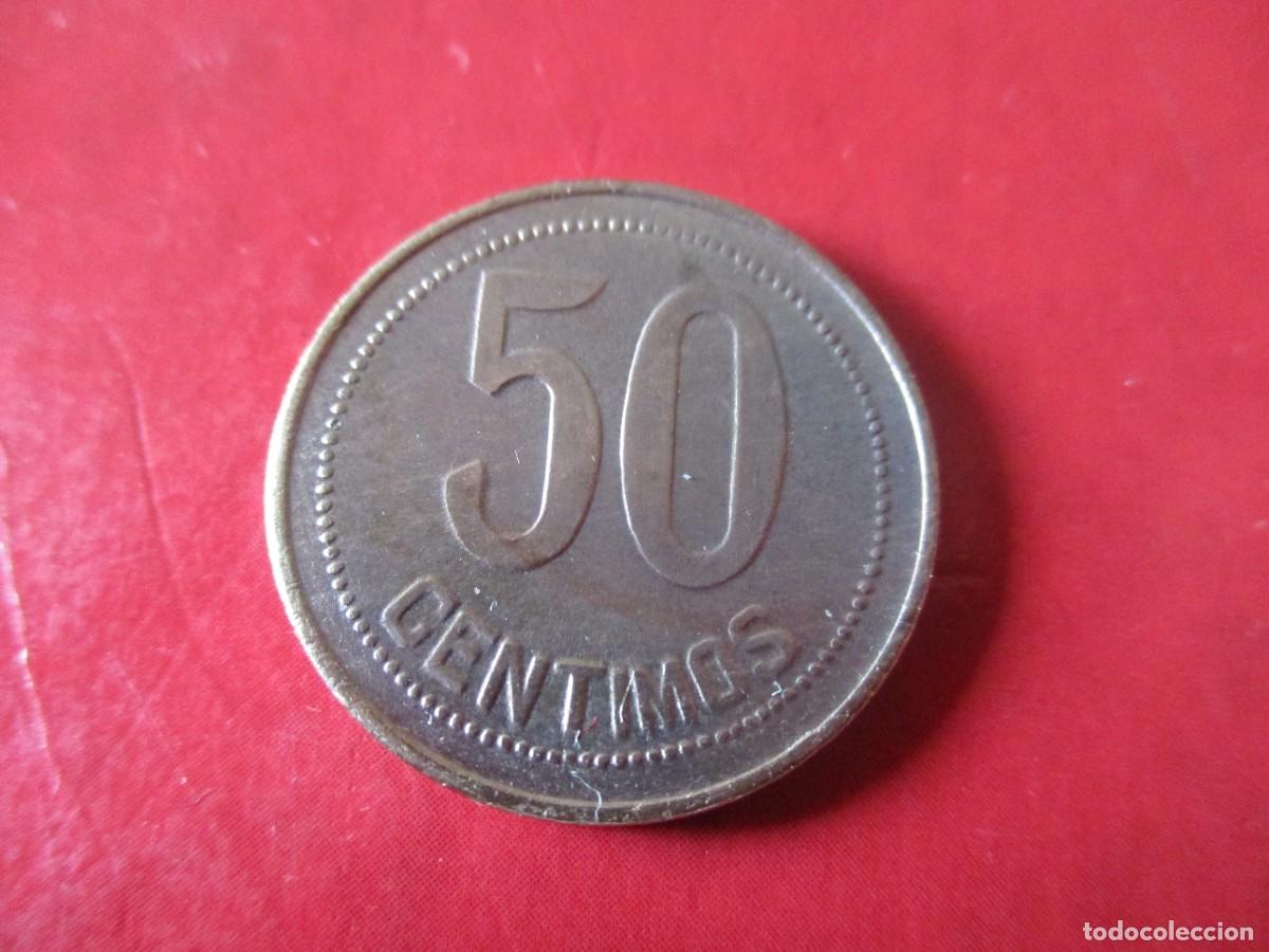 Monedas Rep&uacute;blica: REPUBLICA. 50 centimos 1937 *34 - Foto 2