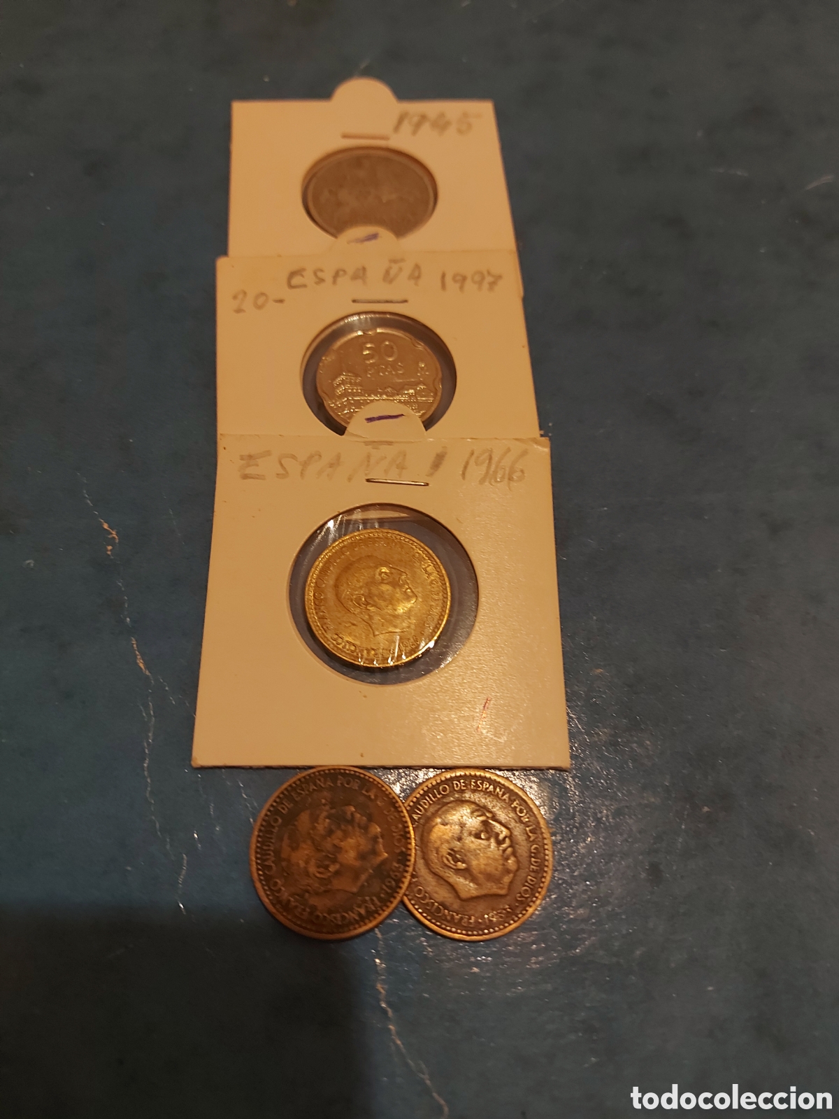 Monedas Rep&uacute;blica: 5monedas Espa&ntilde;aen buen - Foto 1
