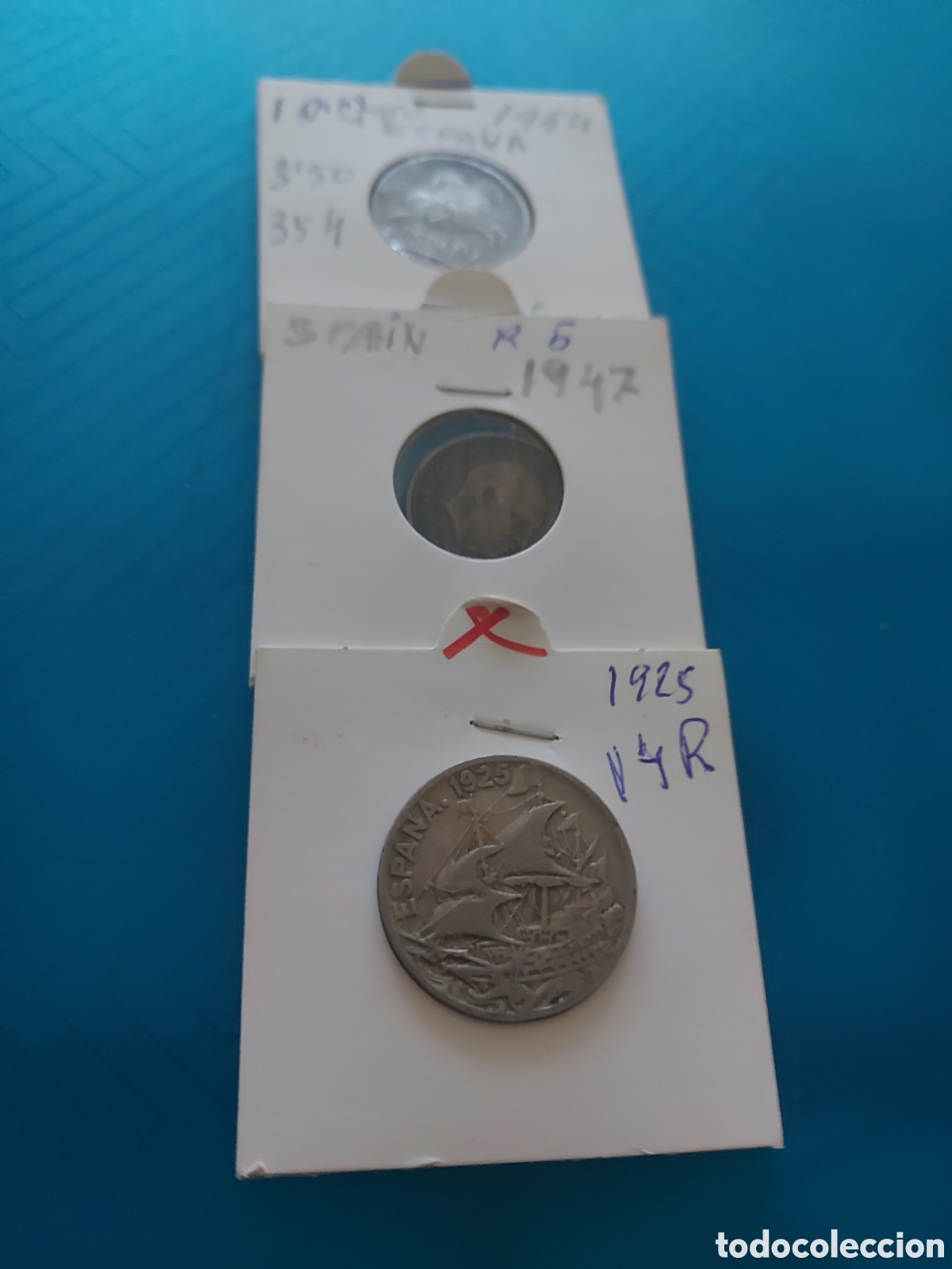 Monedas Rep&uacute;blica: 3monedas antiguas - Foto 2