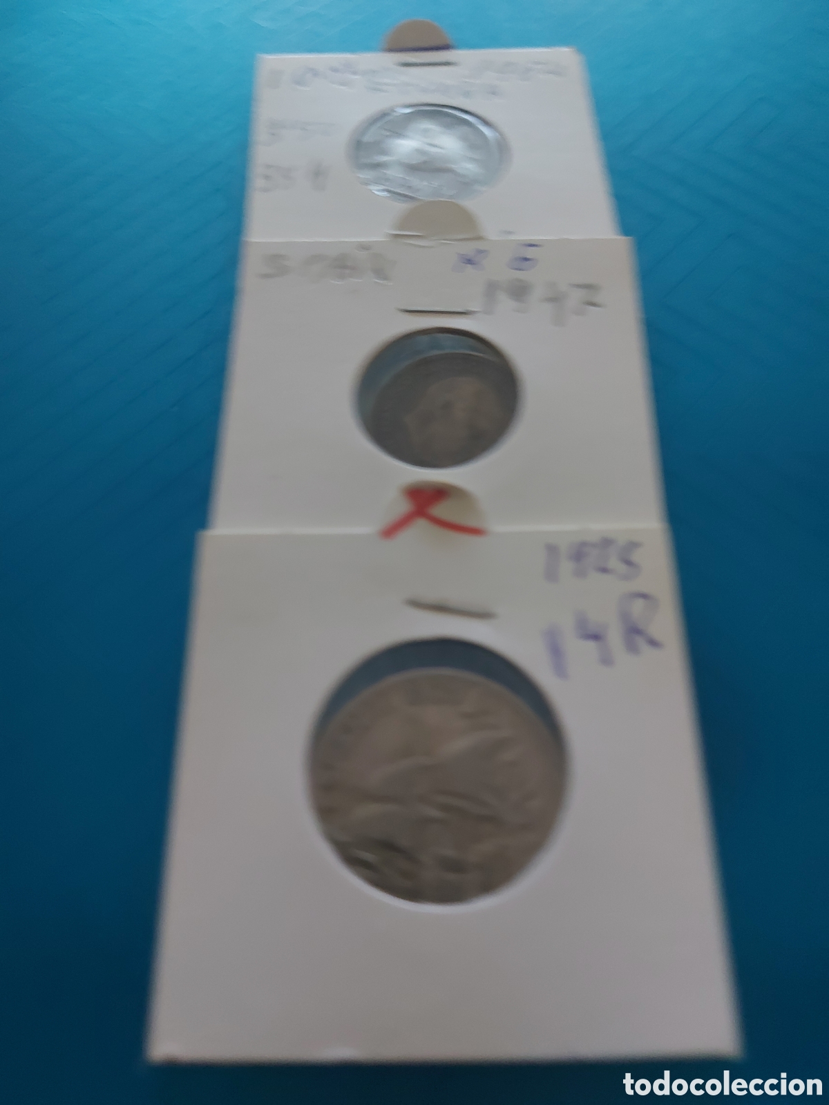 Monedas Rep&uacute;blica: 3monedas antiguas - Foto 1