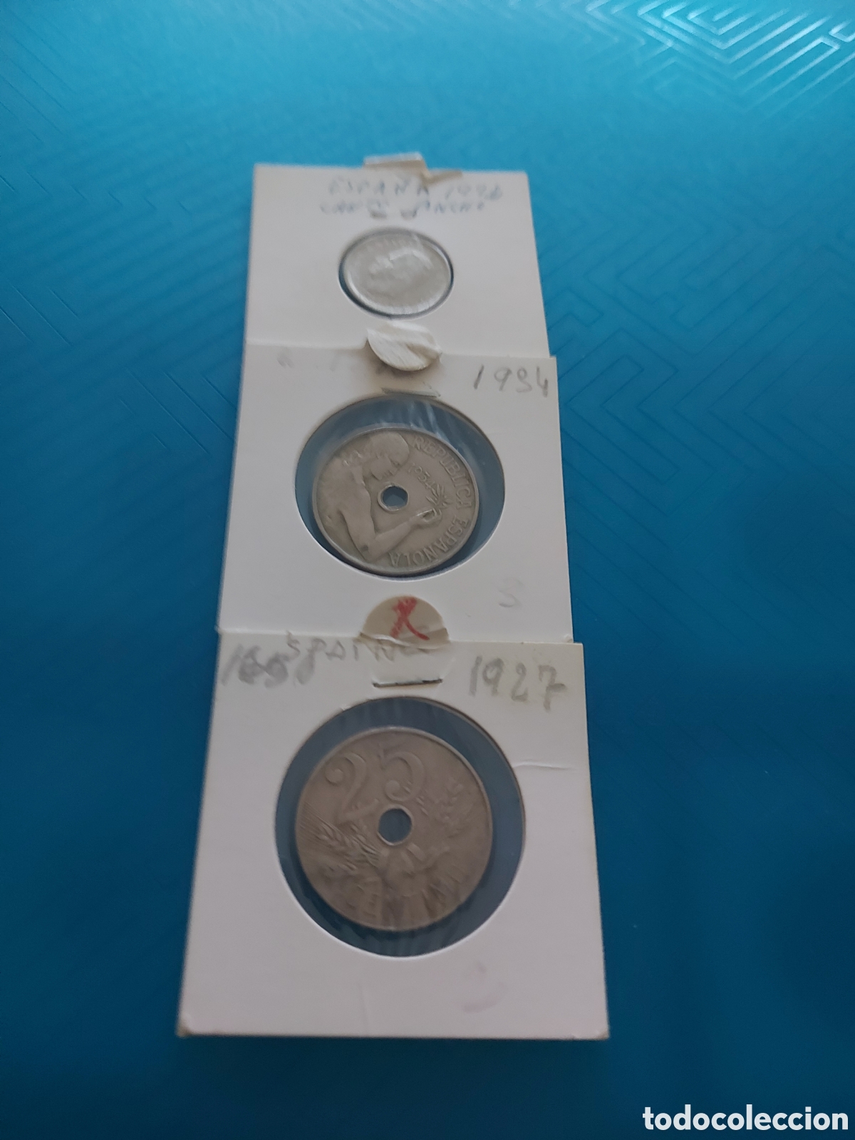 Monedas Rep&uacute;blica: 2deEspa&ntilde;a antigua 1mas - Foto 1