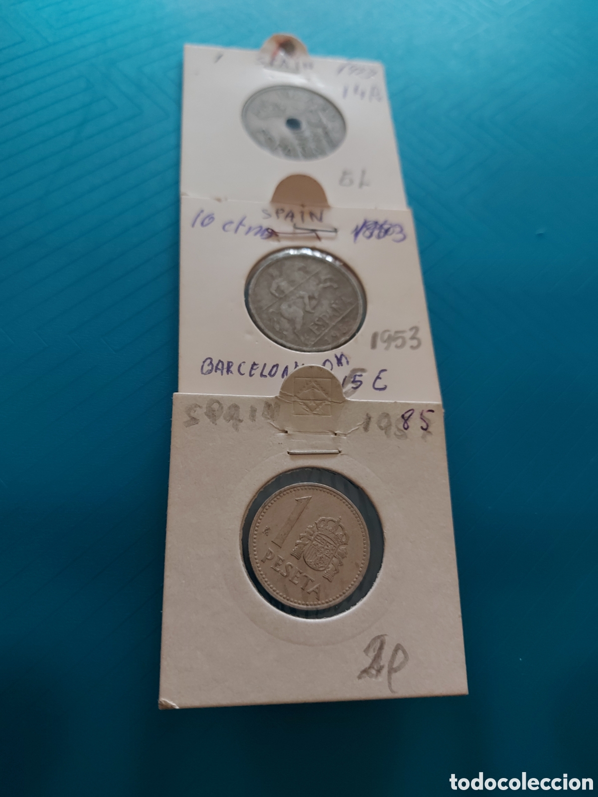 Monedas Rep&uacute;blica: 2monedas antiguasy1mas - Foto 2