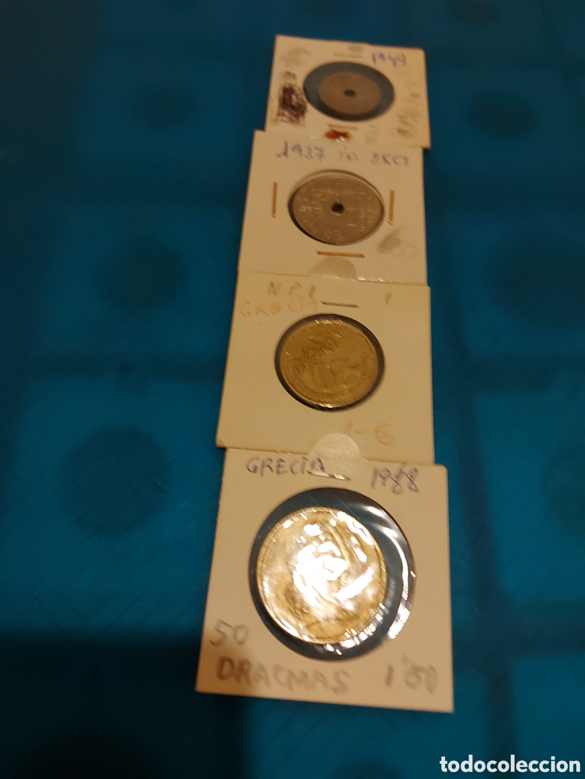 Monedas Rep&uacute;blica: 2Espa&ntilde;aantigua2Grecia - Foto 1