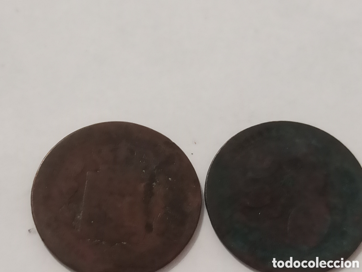 Monedas Rep&uacute;blica: Lote de 2 monedas no se el a&ntilde;o - Foto 1