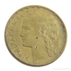 Monedas República: 1 PESETA 1937. LA RUBIA. II REPÚBLICA ESPAÑOLA.