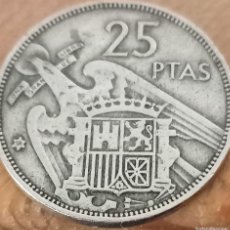 Monedas República: 25 PESETAS AÑO 1957 *58
