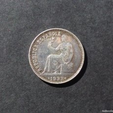 Monedas República: REPÚBLICA ESPAÑOLA.- 1 PESETA 1933.- *3*4. PLATA
