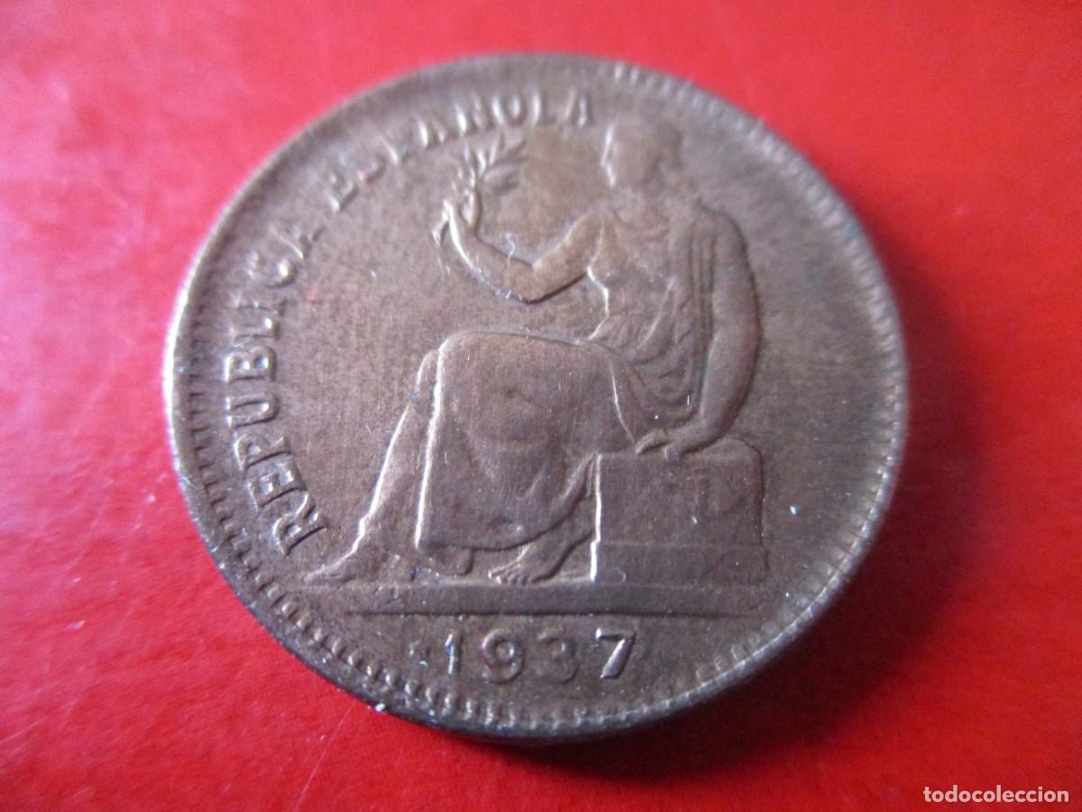 Monedas Rep&uacute;blica: 2&ordf; republica. 50 centimos de 1937 - Foto 1
