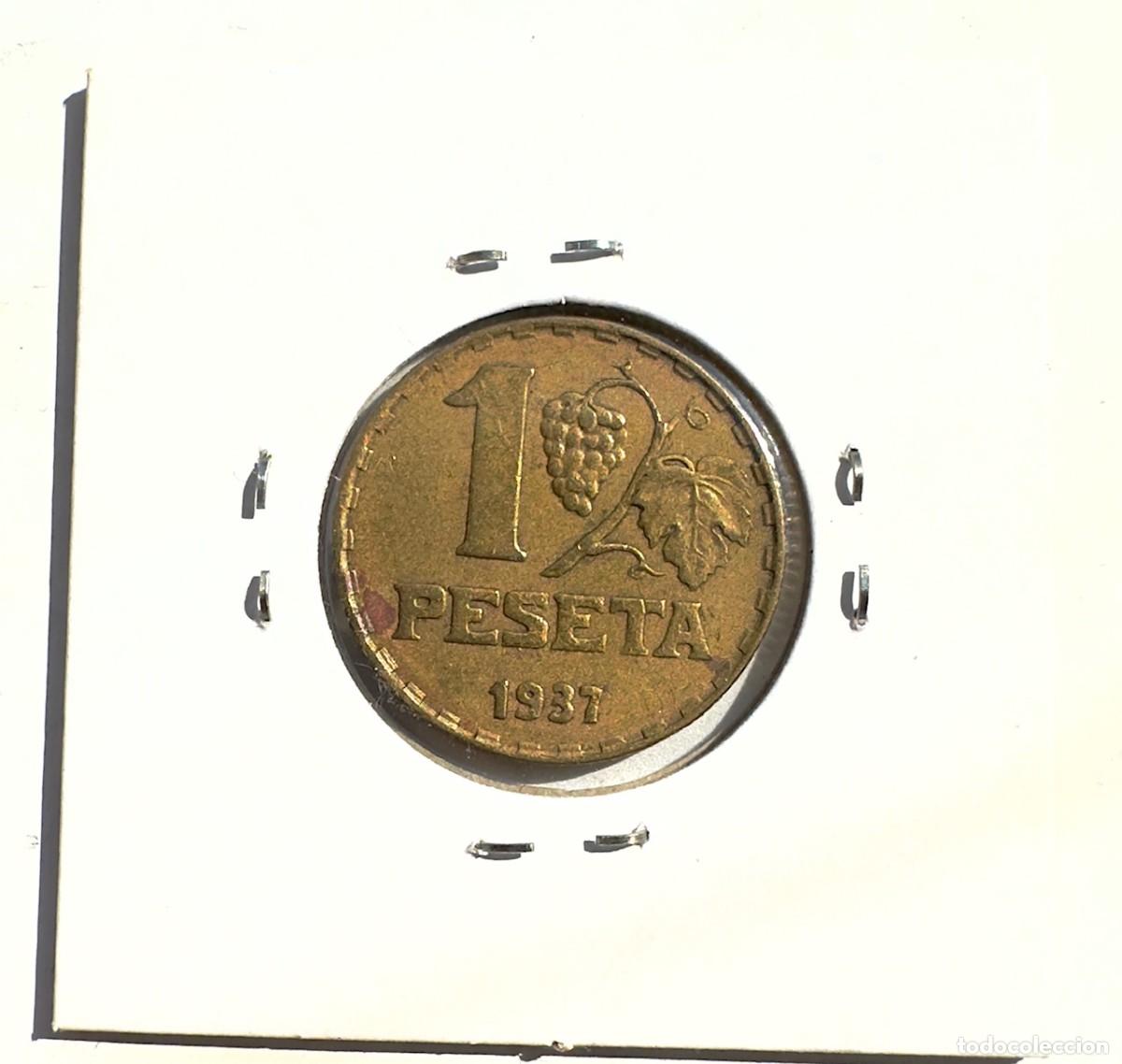 Monedas Rep&uacute;blica: moneda de 1pta 2 republica - Foto 1