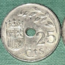Monedas República: LOTE 3 MONEDAS 25 CTMS ESPAÑA UNA GRANDE LIBRE, II AÑO TRIUNFAL. CENTIMOS. L1