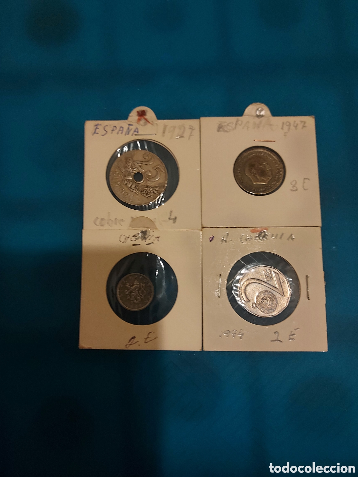 Monedas Rep&uacute;blica: 2 Espa&ntilde;a y2Chekia - Foto 1