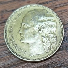 Monedas República: MONEDA DE 1 PESETA 2ª REPÚBLICA ESPAÑOLA1937