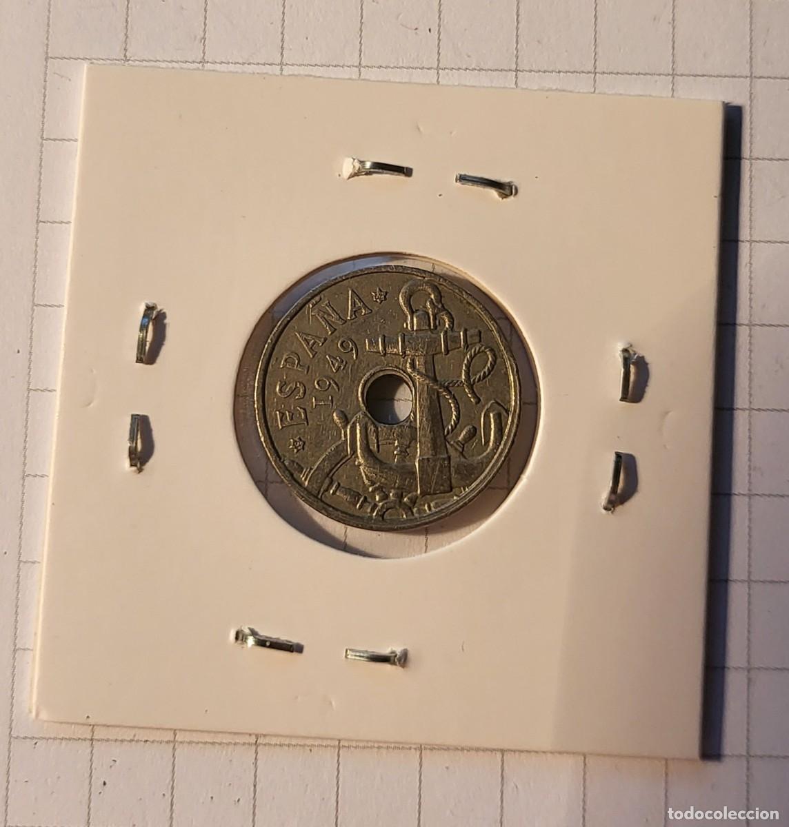Monedas Rep&uacute;blica: MODEDA DE ESPA&Ntilde;A 1949 50 CENTIMOS - Foto 2
