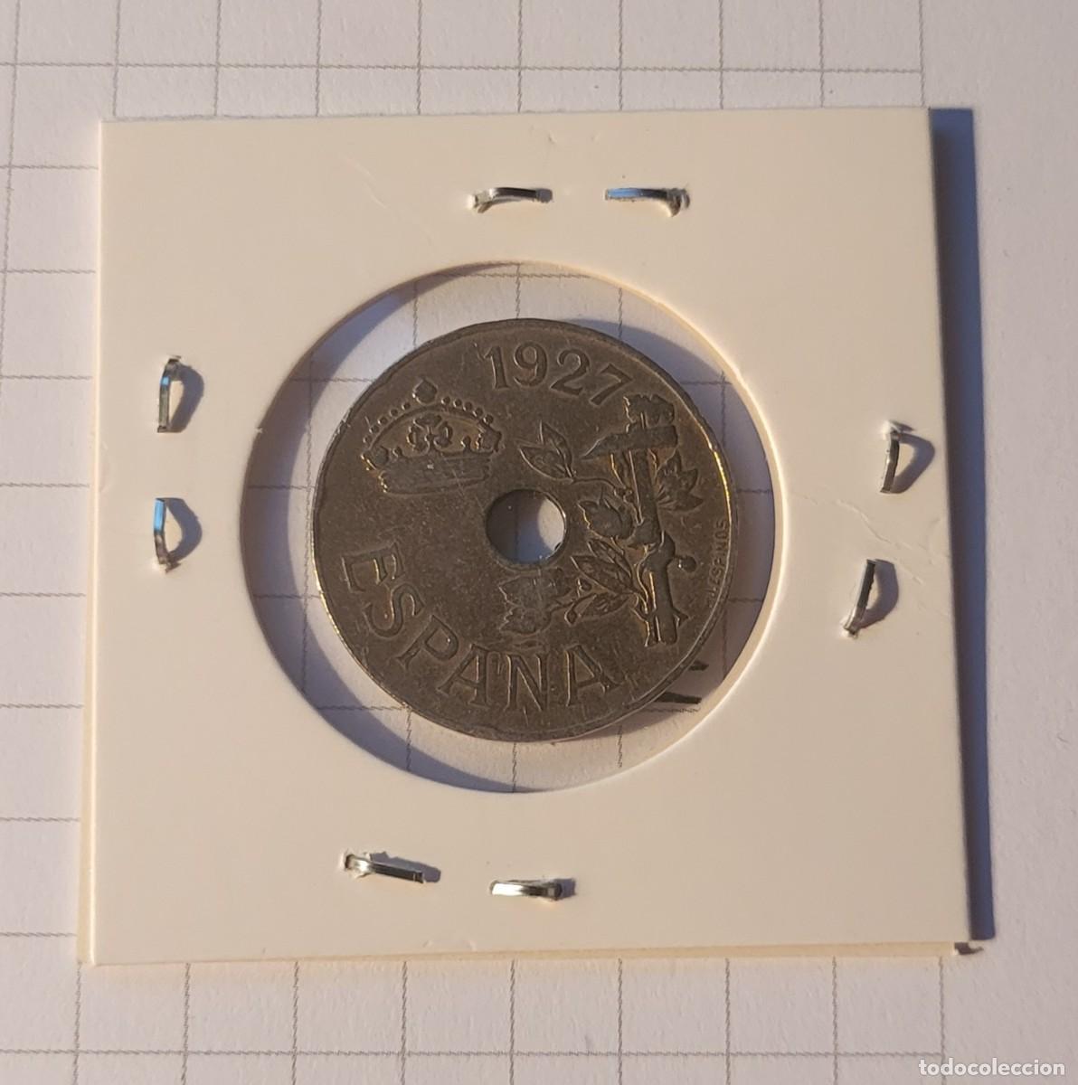 Monedas Rep&uacute;blica: MODEDA DE ESPA&Ntilde;A 1927 25 CENTIMOS - Foto 2