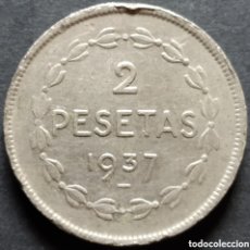 Monedas República: MONEDA - ESPAÑA 2 PESETAS 1937 (EUSKADI)