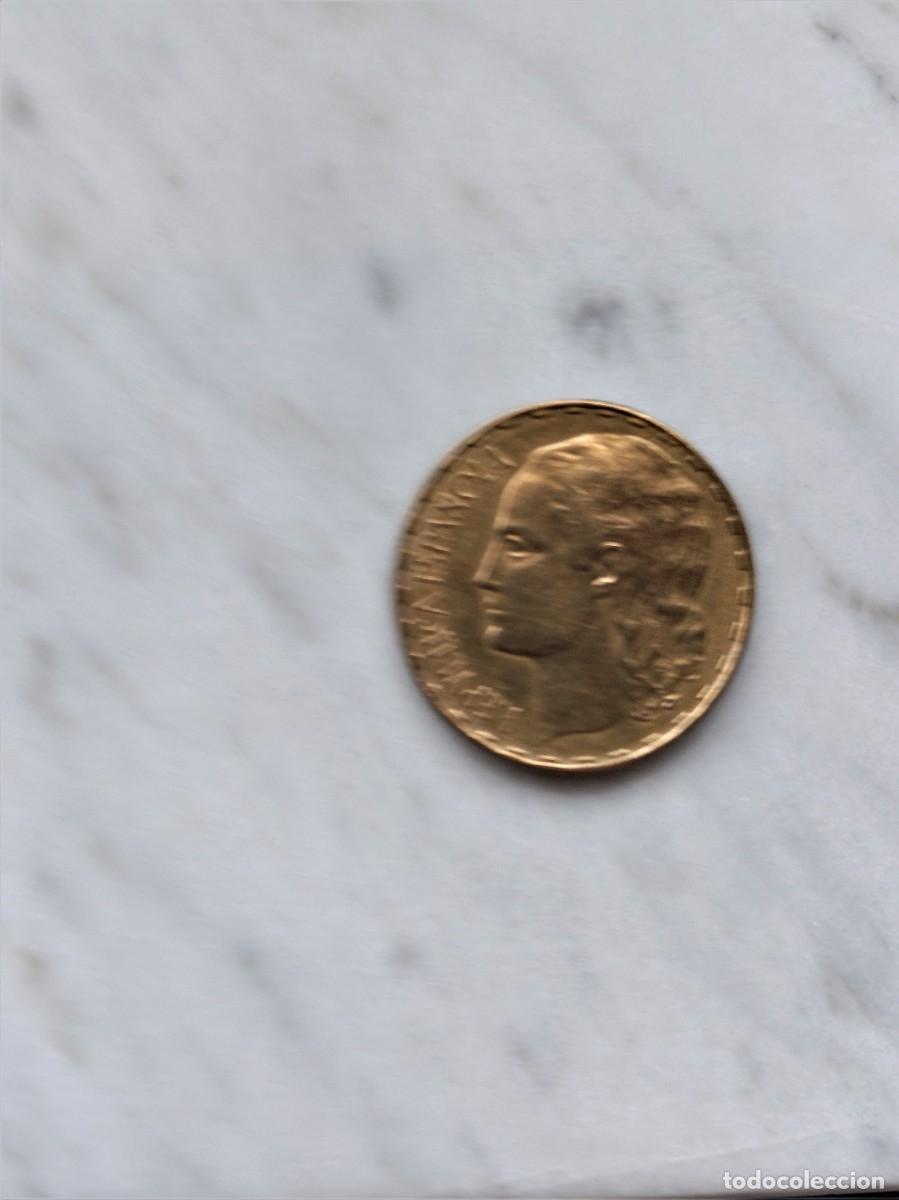 Monedas Rep&uacute;blica: 1 peseta de 1937, de Madrid. - Foto 1